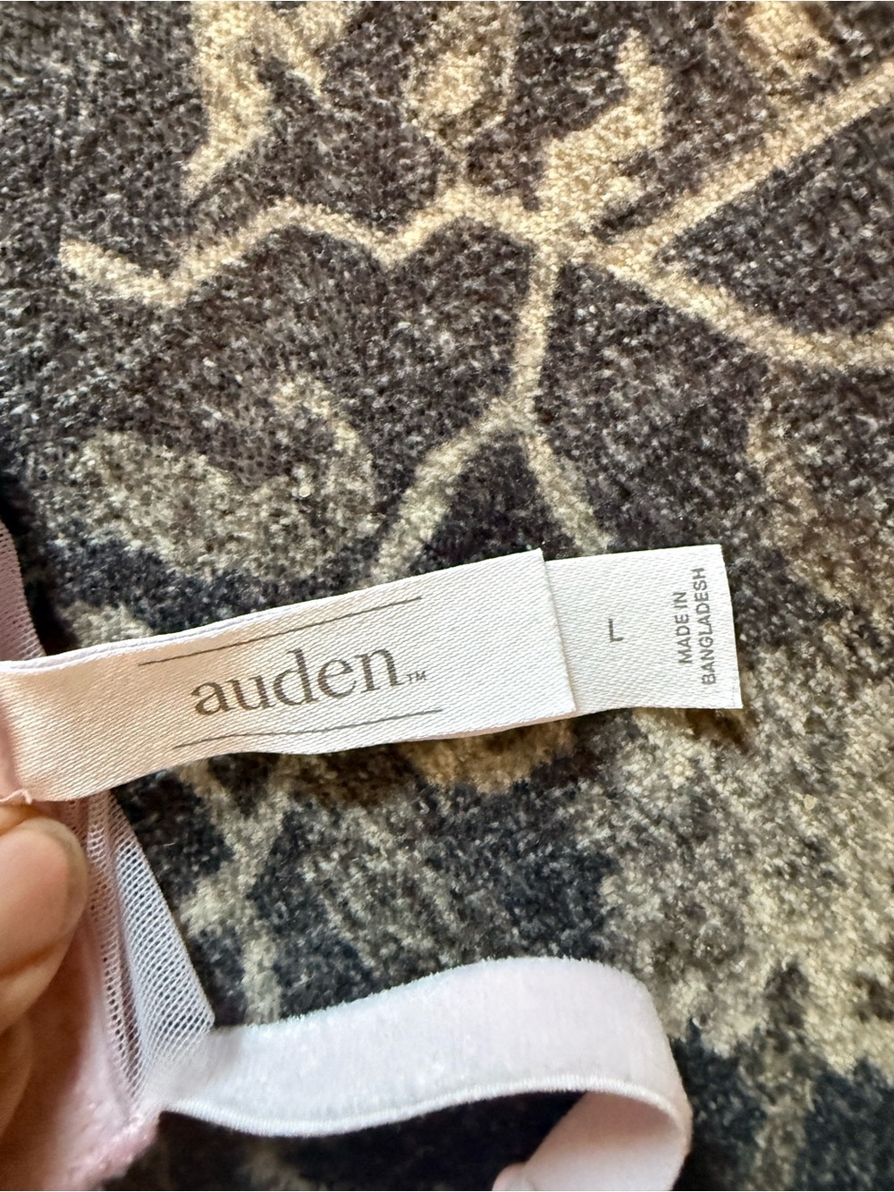 Auden Pink Satin Bralette & Thong Set with Ruffle Trim - Picture 8 of 8